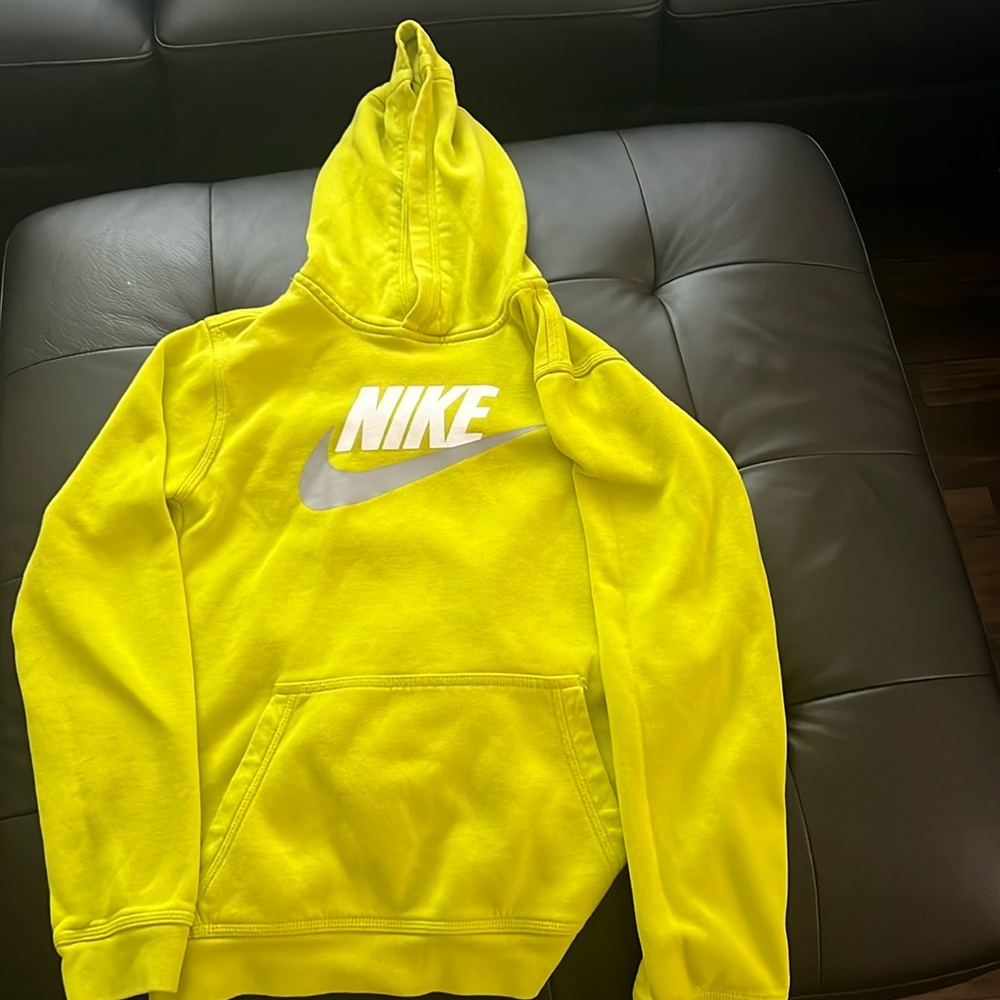 Yellow Kids XL Nike hoodie